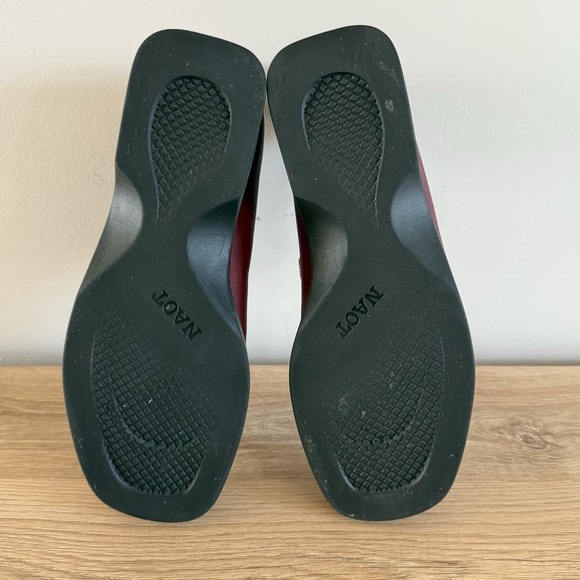 Naot Burgundy Leather Mary Jane Comfort Shoes Size 7.5 / EU 38 Orthotic - Picture 11 of 11